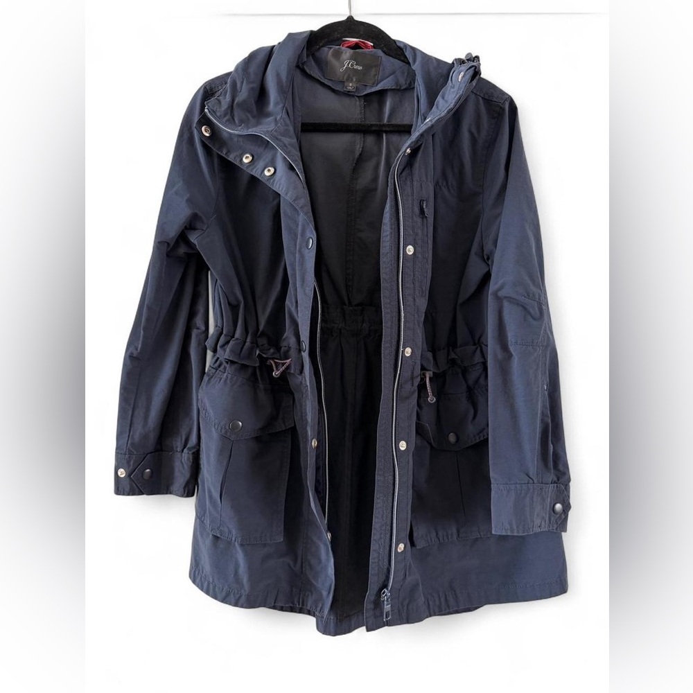 J. Crew Navy Utility Spring/Lightweight Jacket-Size Small